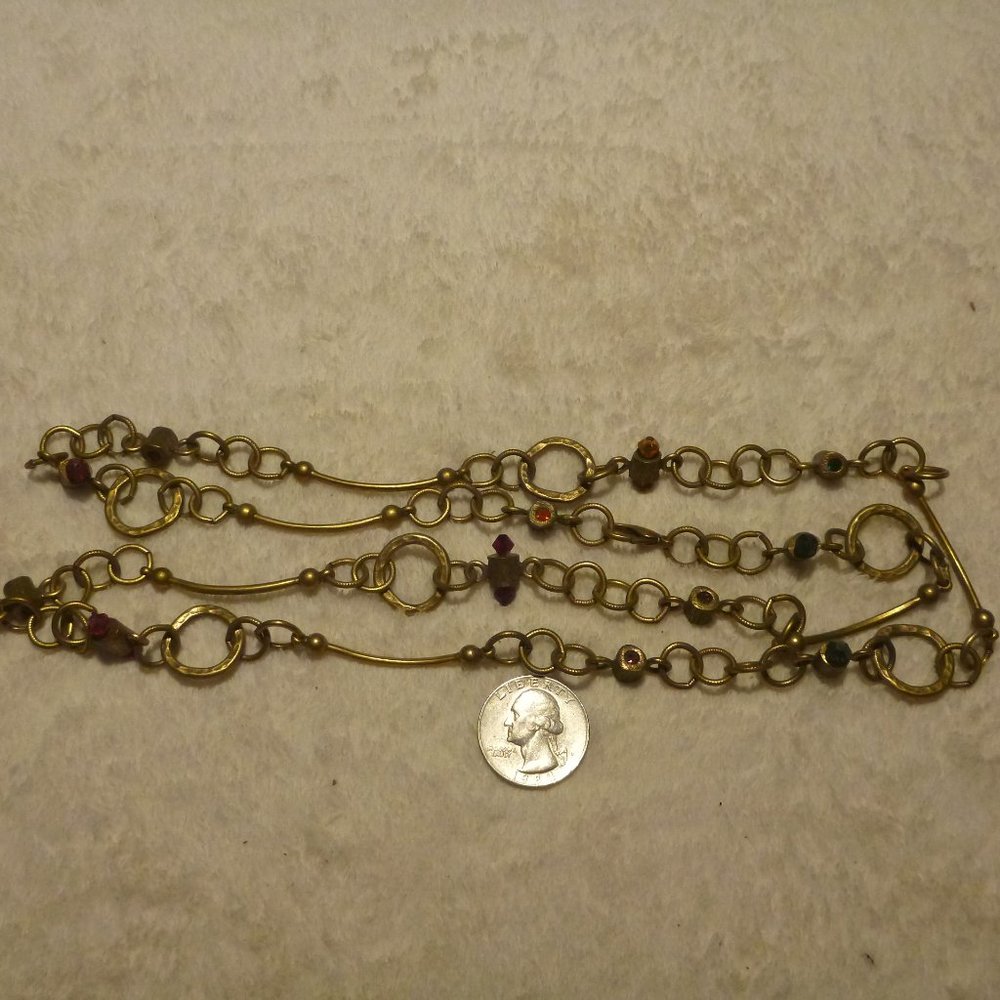 Costume Jewelry - Brass Necklace